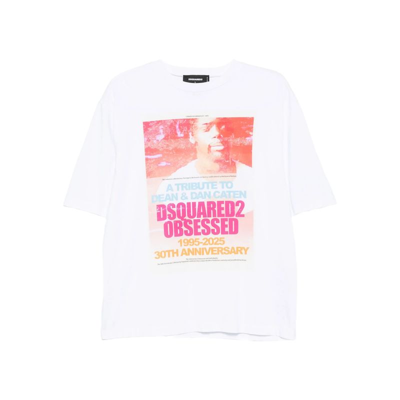 Dsquared2 White T-Shirts & Vests - T-Shirts Men